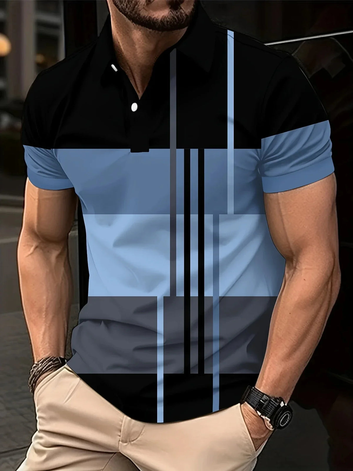 Golf Stripe Polo